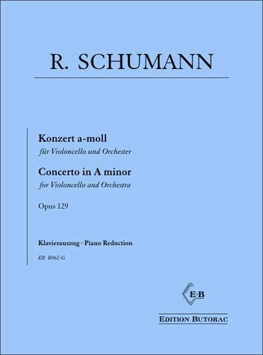 Cover - Schumann, Concerto in A minor op. 129